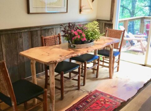 Fish Camp Cottage dining table and chairs
