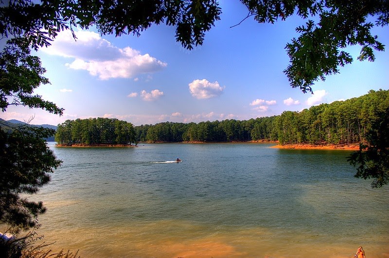 Kayaking on Lake Allatoona